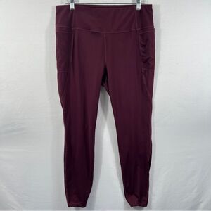 Torrid Active Burgundy Plus Size Leggings 0739